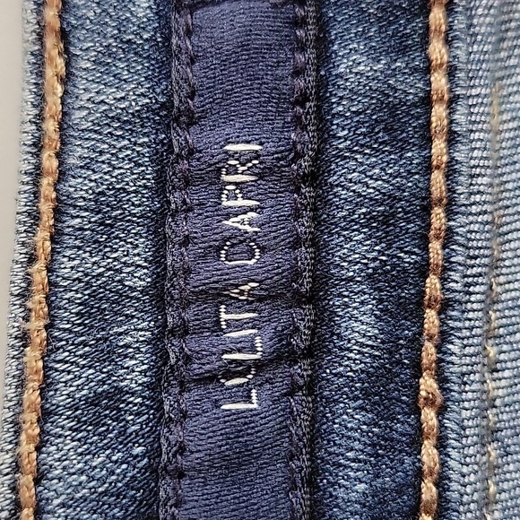 Lucky Brand Lolita Capri Jeans Medium Wash Size 8/29 - Picture 13 of 15